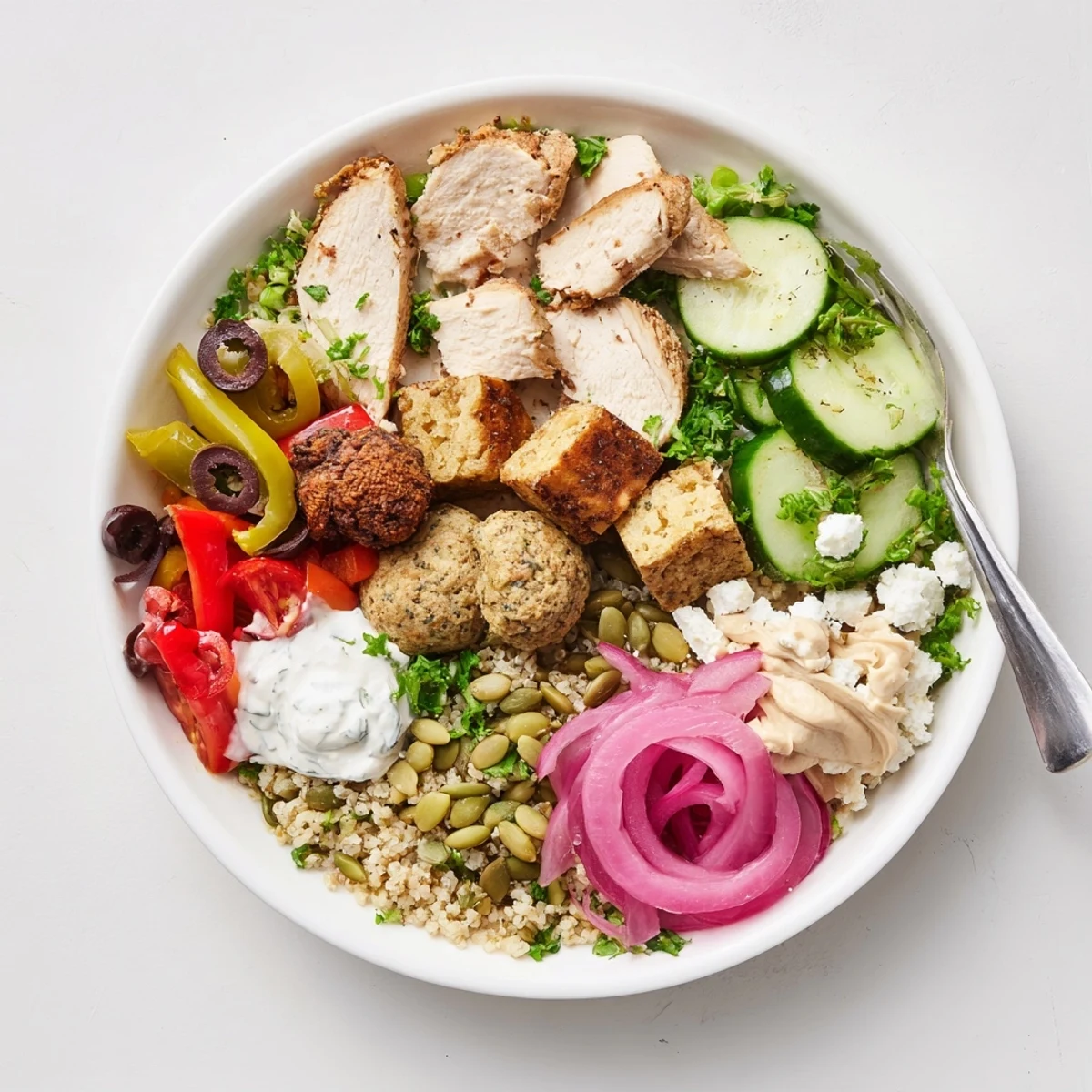 Assemble your perfect meal with Build-Your-Own Boards & Bowls brimming with flavors.