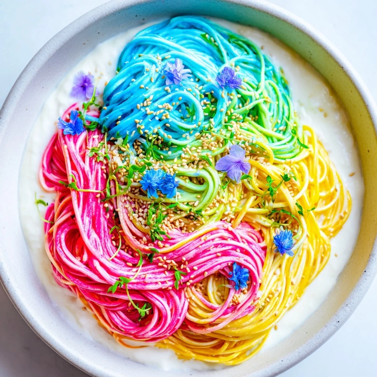 Neon Noodle Cloud Vibrant