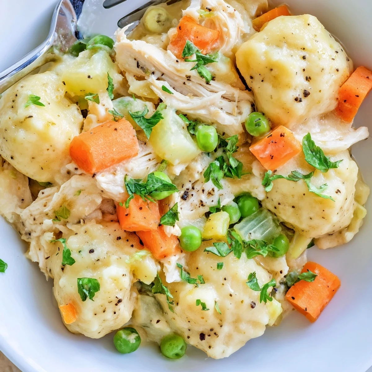 Chicken Dumplings Casserole