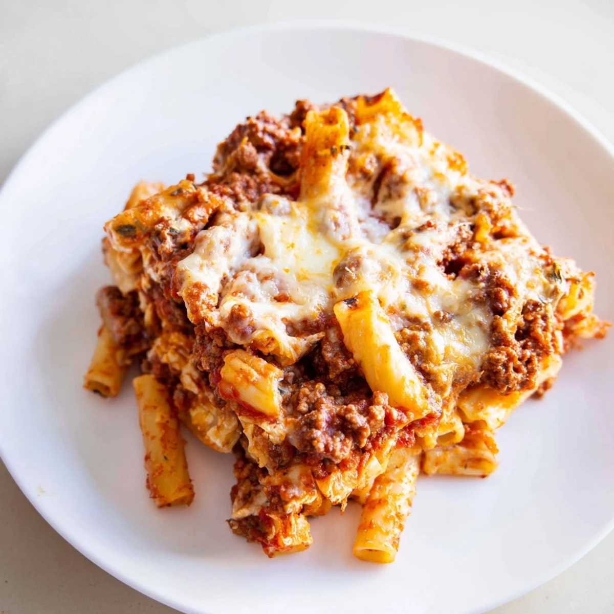Baked Ziti with Meat Sauce