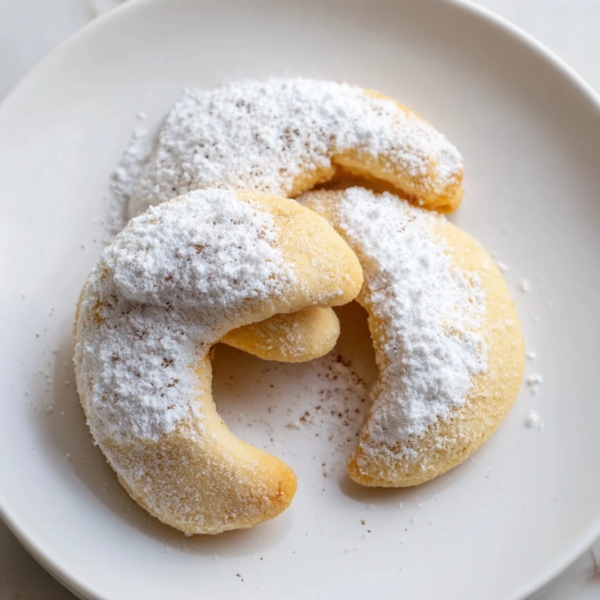 Warm, freshly baked Quick Christmas Cookie Croissants, buttery and almond-flavored, perfect holiday treat.