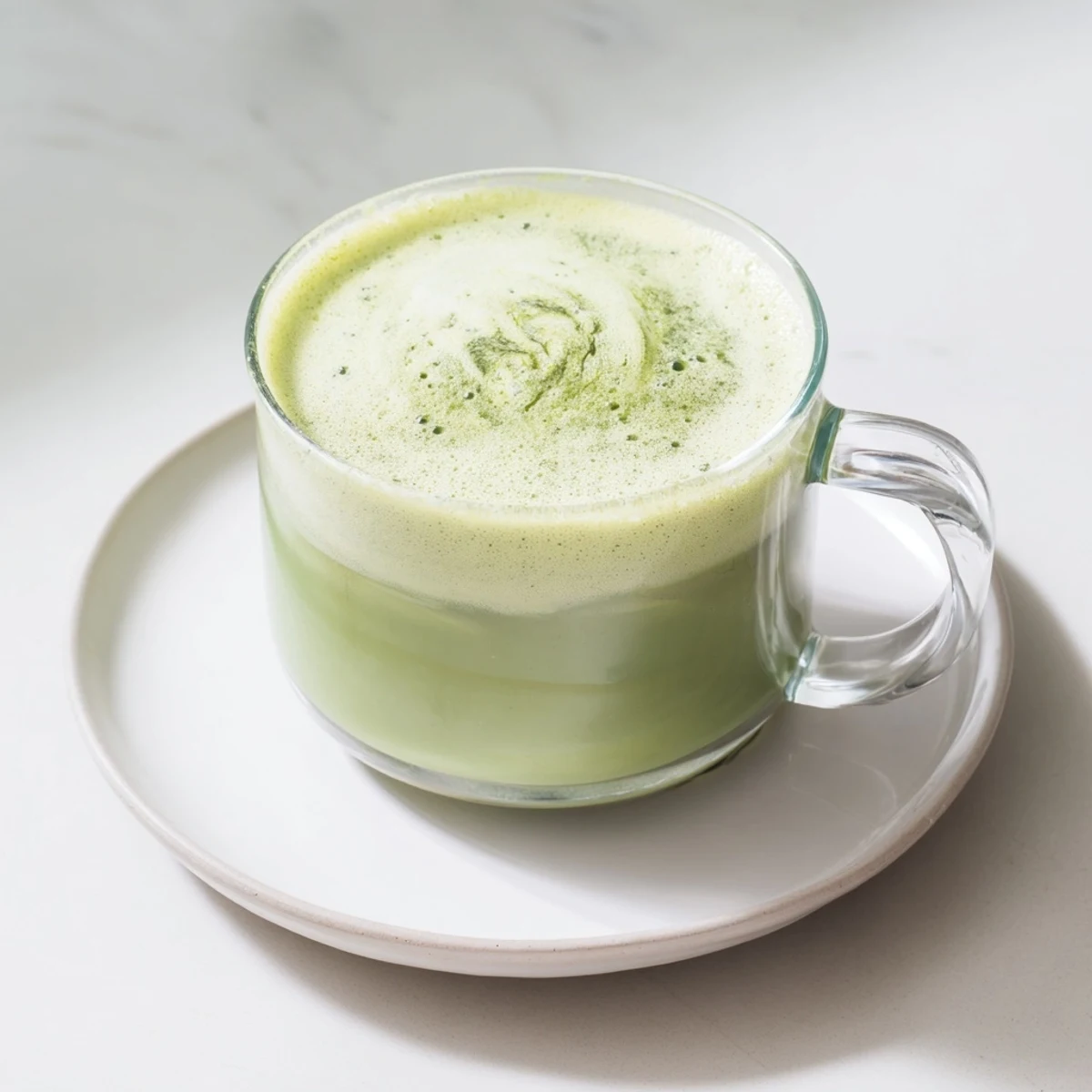 Enjoy a velvety smooth cup of Coconut Ginger Matcha Winter Immunity Latte, ideal for boosting your health this season.