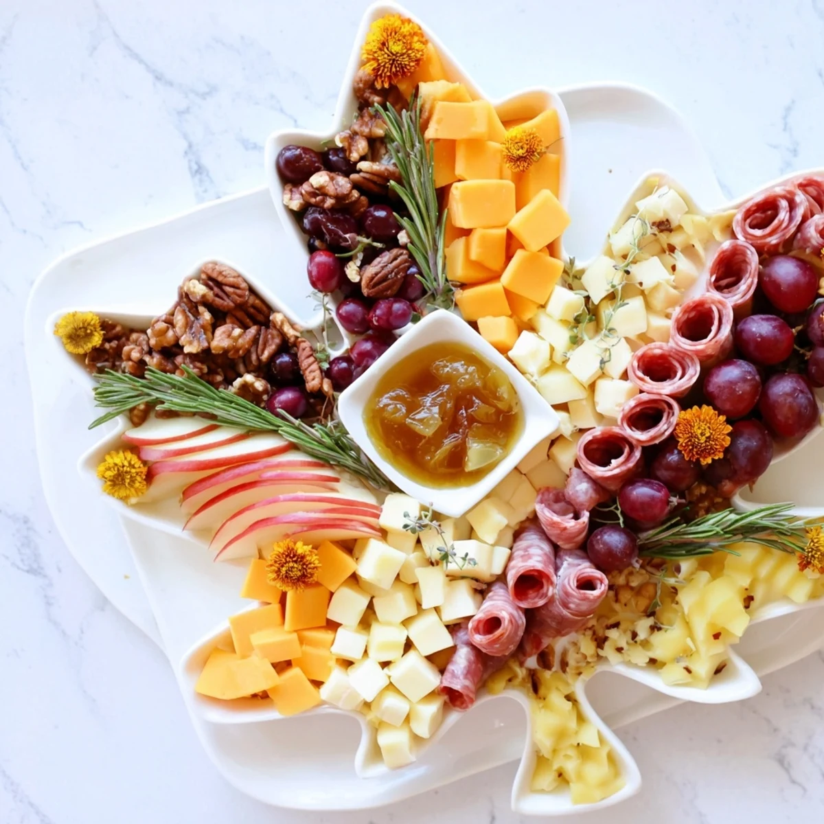 Maple Leaf Grazing Tray
