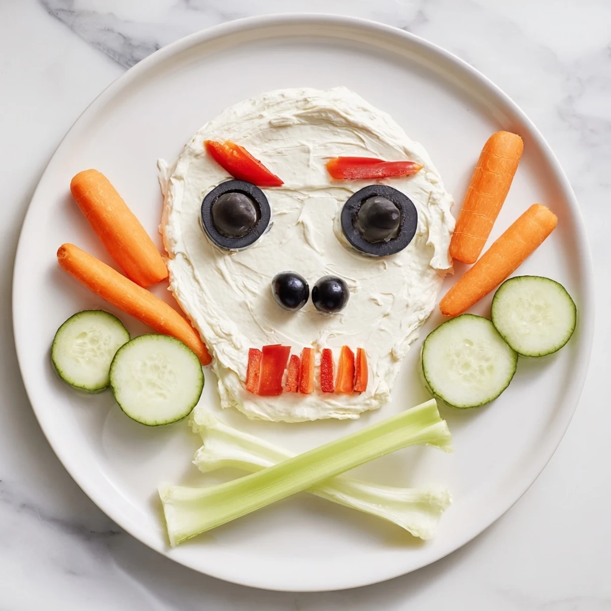 Get ready for Halloween: This Skull & Bones Spooky Spread appetizer is a fun, easy, and festive treat!