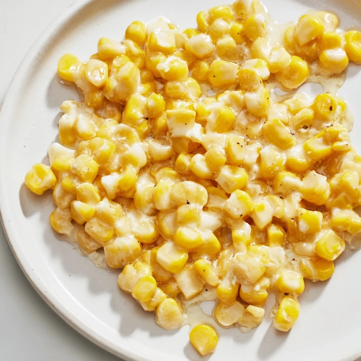 Enjoy a steaming plate of savory Honey Butter Skillet Corn, sweet corn kernels glazed with honey.