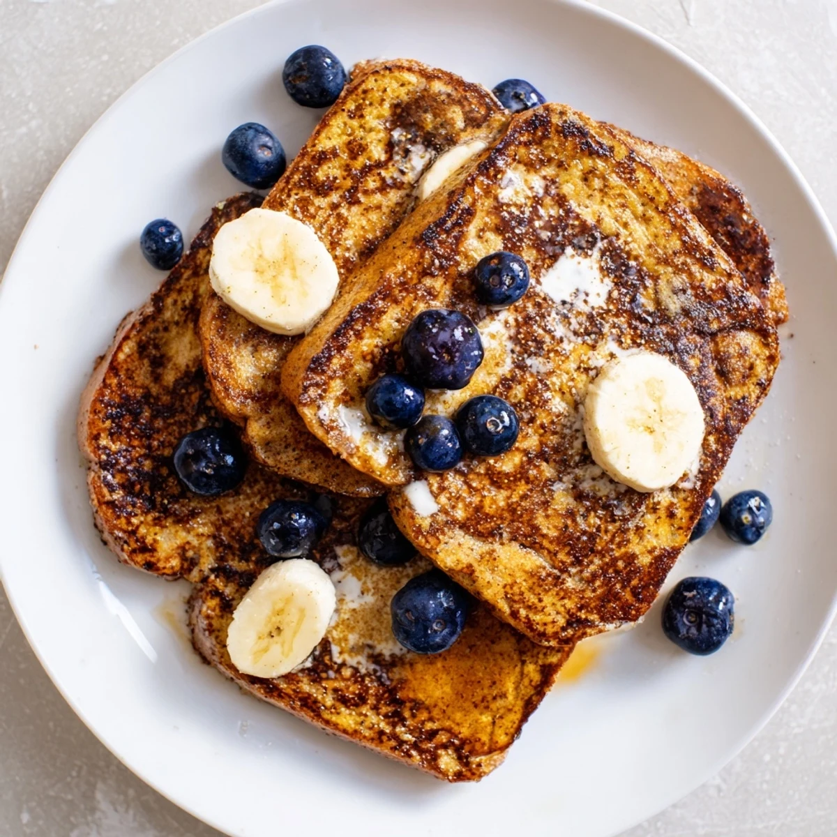 Fluffy and rich, this Protein French Toast is the perfect protein-packed breakfast treat.