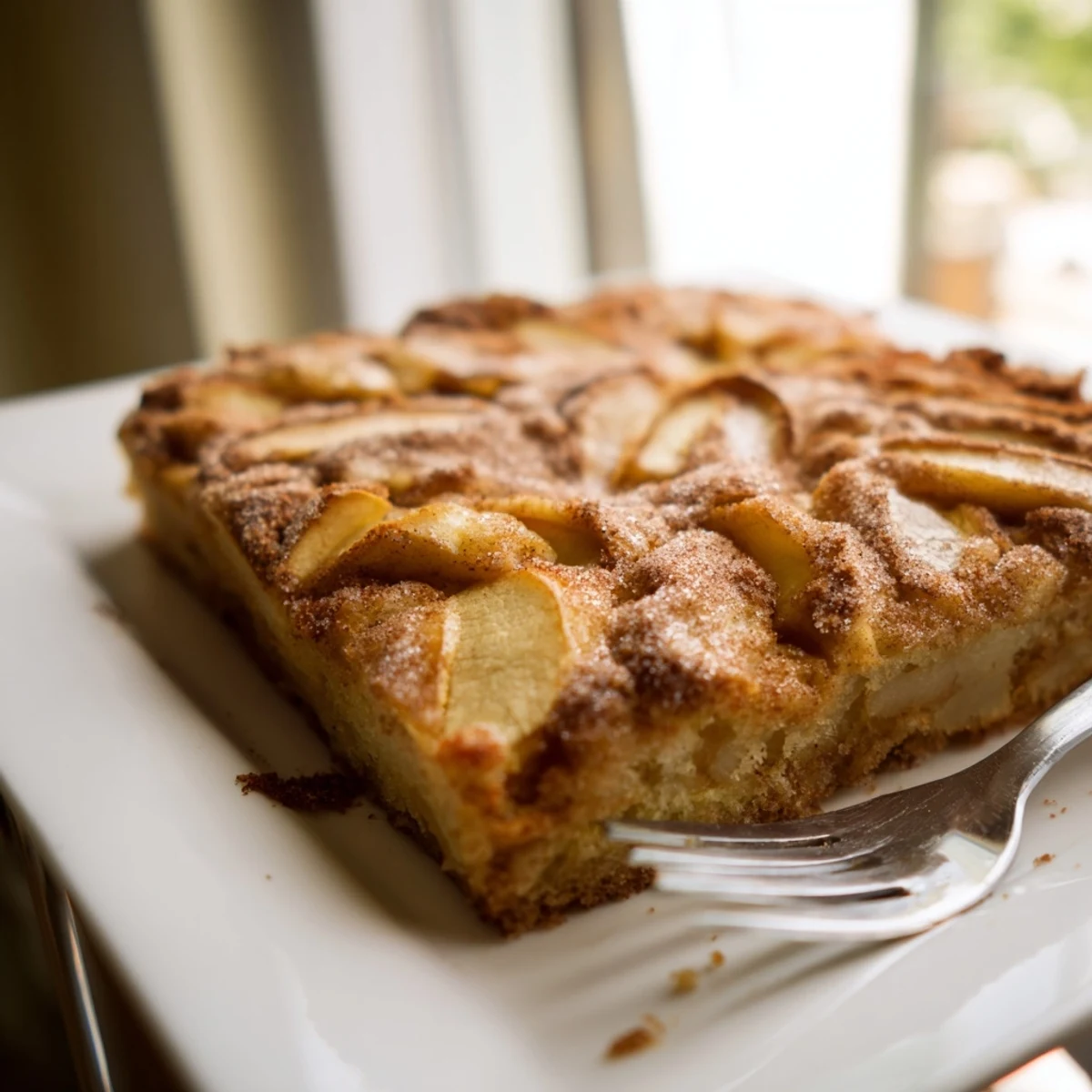 Baked Apple Cake Dutch Style