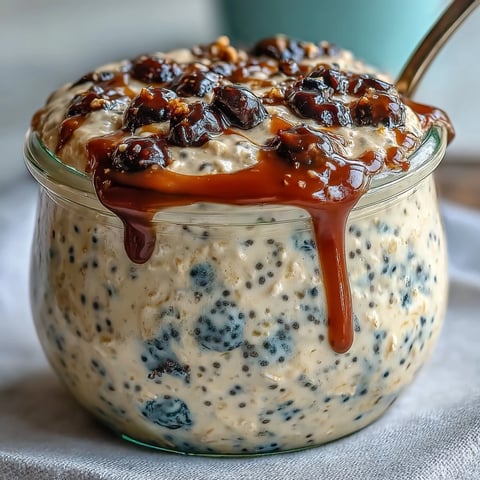 Creamy overnight oats with juicy blueberries and bright lemon zest — a refreshing make-ahead breakfast.  