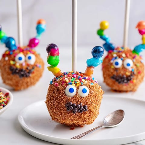 Cinnamon Sugar Monster Cake Pops