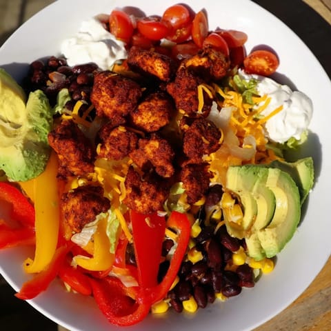 Sheet Pan Chicken Burrito Bowls