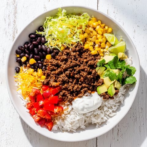 Loaded Beef Burrito Bowl