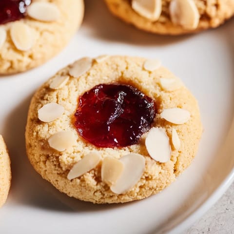 Cherry Almond Thumbprint Treat