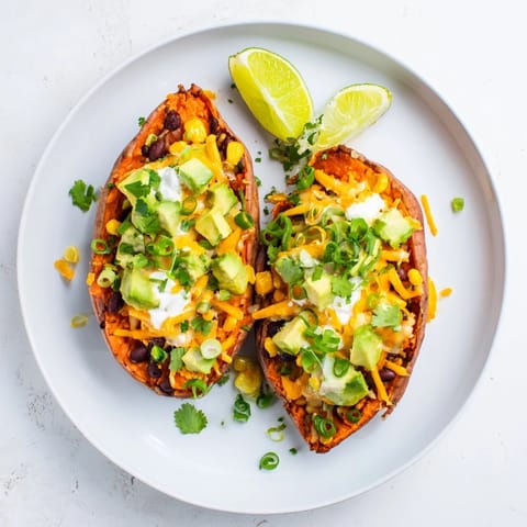 Loaded Baked Sweet Potatoes #158