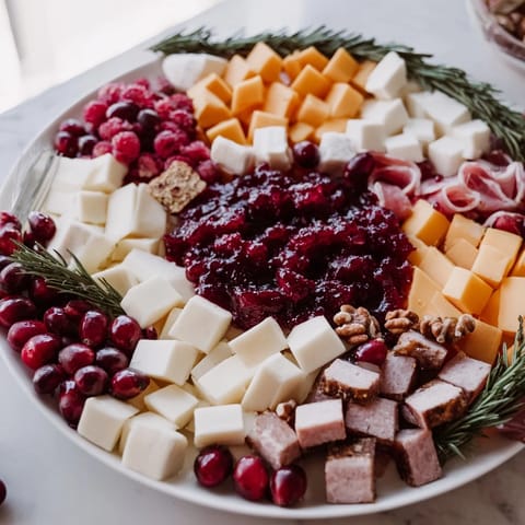 Cranberry Wreath Platter