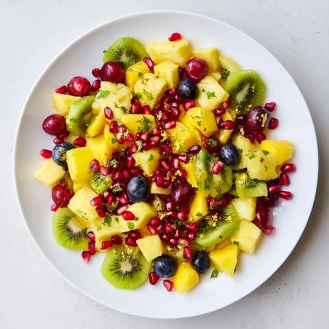 This Three Kings Royal Fruit Platter showcases a dazzling assortment of fresh, festive fruits ready to enjoy.