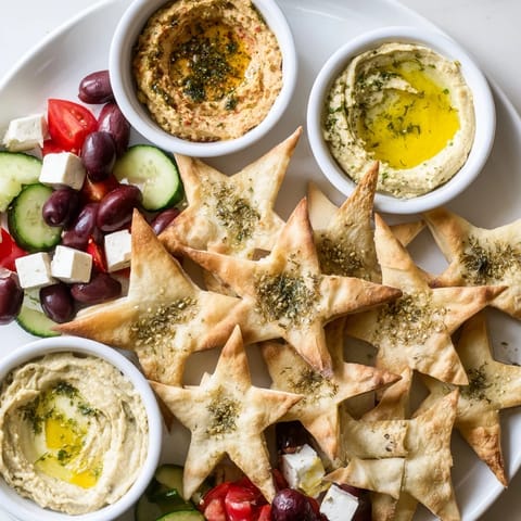Three Kings Star Pita Board