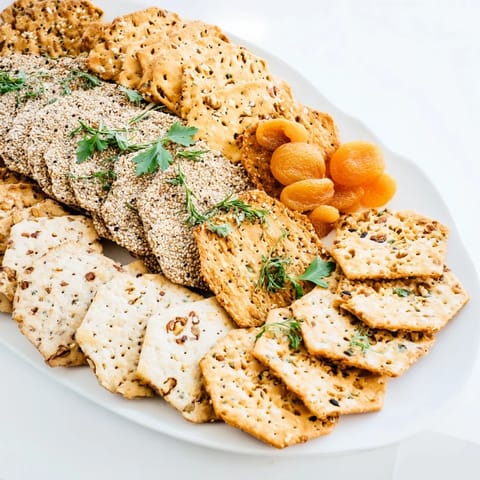 Gourmet Crackers Layered Fan