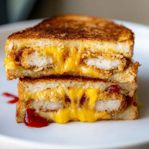 Chicken Nugget Grilled Cheese