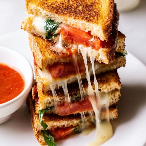 Caprese Grilled Cheese Dippers