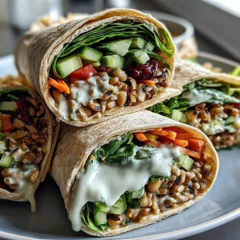 Black-Eyed Pea Wraps