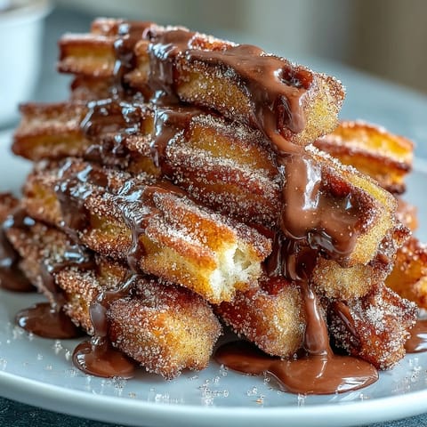Bite-sized churro bites, golden and crispy, coated in cinnamon sugar, served with a luscious chocolate dipping sauce—perfect for Cinco de Mayo celebrations.