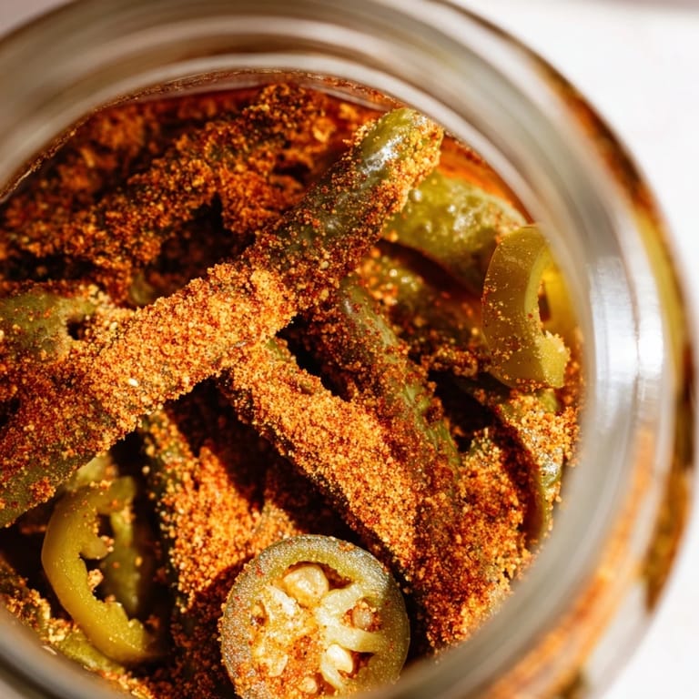 Tangy taco pickles packed in seasoned brine, perfect for snacking at parties or topping burgers and tacos.  
