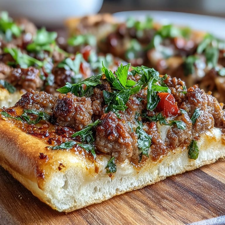 Thin, golden Turkish Lahmacun Pizza, ready to serve with lemon wedges.