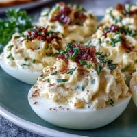 Creamy sweet pickle relish deviled eggs, a tangy appetizer perfect for any gathering.